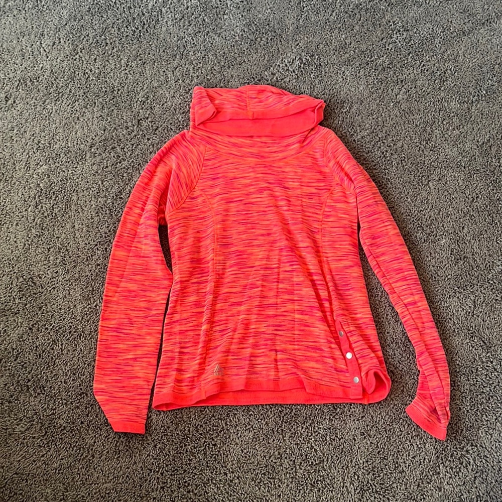 Bright pink multicolor sweatshirt